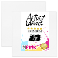 2x Podobrazie malarskie 50x50 cm Białe Płótno Idealne do malowania