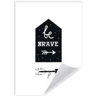 Plakat Dziecięce Be brave 50X70 cm