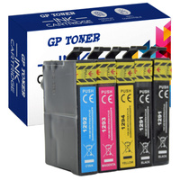 Zestaw 5x Tusz zamiennik do Epson Stylus Office BX 305 625 T1295 GP-E1296CMYKK