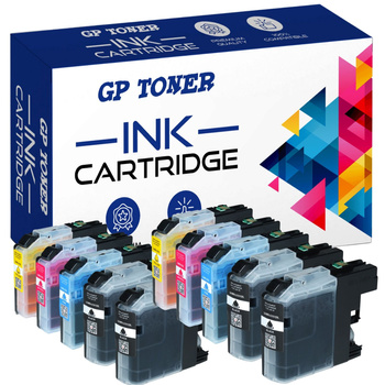 10x Tusz do Brother GP-B123CMYKKx2 GP