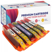 6x Tusze Zamiennik Canon Pixma TS8100 TS8220 TS8250 TS8350 TS9155 - GP-C580CMYKPB ZESTAW PREMIUM