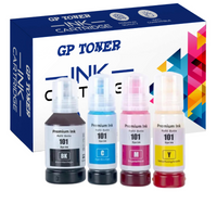 Zestaw 4x Tusz zaminnik do Epson EcoTank 4260 4150 6276 GP-E101CMYK