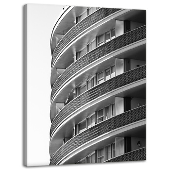 Obraz na płótnie Architektura Budynek balkony 30x40 cm