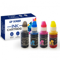 Tusze zamiennik do Epson C13T66411A C13T66424A C13T66434A C13T66444A EcoTank ET-2500 ET-2550 ET-2650 L100 L200 L300 L455 - GP-E6645CMYK