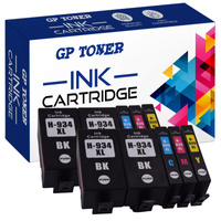 Zestaw 10x Tuszy zamienniki do HP OfficeJet 6815 6822 6835 934 CMYKK GP-H935XL CMYKK x2 GP