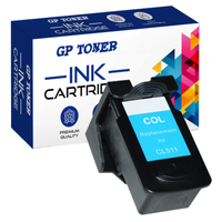 Tusz Zamiennik do Canon 511 511XL MP240 MP250 MP260 MP270 MP280 MP480 iP2700 MX350 MX420 Canon Kolory Trójkolorowy   CL-511 Color  -  GP-C511XL CMY