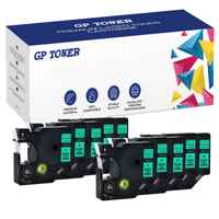 10x Taśma do Dymo D1 45019 Zielona Czarny 12mmx7m GP-DY45019	x10