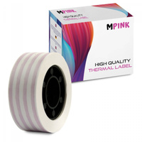 Termiczna taśma papier do etykiet MP-RL-15*4M-PO Pink Border