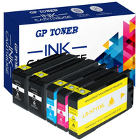 Zestaw 5x Tusze zamienniki do HP DesignJet T130 T520 T120 GP-H711XL CMYKK GP