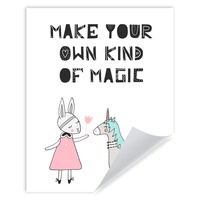 Plakat Dziecięcy Make your own kind of magic 24X30 cm