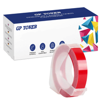 Taśma do DYMO 9mm 3m Czerwony S0898150 - GP-D5238-02 - Czerwony
