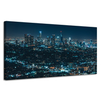 Obraz na płótnie Architektura Los Angeles nocą 120X60 cm