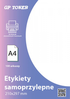 Etykieta samoprzylepna A4 210x297mm 100 szt MP-RL-A4-01-02-W1