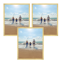 3x Rama Złota 40x50, I L13,15,045, Plexi