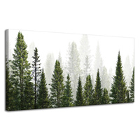 Obraz na płótnie Deszczowy Las Natura Drzewa 120x60 cm