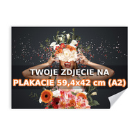 Twoje zdjęcie na Plakacie kreator A2 Poziomy