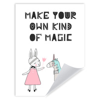 Plakat Dziecięcy Make your own kind of magic 30X40 cm
