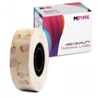 Termiczna taśma papier do etykiet MP-RL-15*30*230PT-SP Sweet Peach
