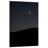 Obraz na płótnie Natura Noc Mrok Księżyc Góry 50x80