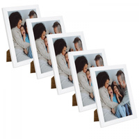 ZESTAW Ramka biała na zdjęcia 18x24 - 5szt