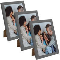 3x Fotorama Szara 15x21, I L13,15,064, kamienna szarość plexi szara