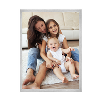 Twoje zdjęcie jako plakat KREATOR + ramka srebrna 30x40