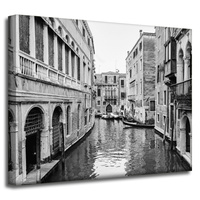 Obraz na płótnie Architektura Wenecja czarno-białe 50X40 cm