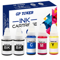 Zestaw 5x Tusz Do Canon Pixma G1400 G2416 G3411 GP-C490CMYKK