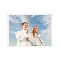 Twoje zdjęcie jako plakat KREATOR + ramka biała 50x40 cm