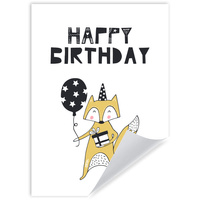 Plakat Urodzinowy Happy birthday 21X29,7 cm