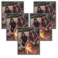 5x Rama Szara 50x70, I L13,15,064,Kamienna szarość Plexi