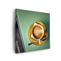 Obraz na płótnie Kawa Vintage Stylowe Kawiarnia 90x90