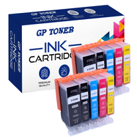 10X Tusze do Canon C520XL CMYK x2 GP Pixma IP3600 4600 MP540 550 MX860
