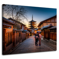 Obraz na płótnie Architektura Japonia 100X80 cm