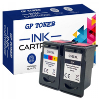 2x Zamiennik Tusz do Canon PG-560XLBK CL-561XLCL Canon Pixma TS5350 TS5355 TS5452 TS7400 TS7471 - GP-C560XL+C561XL ZESTAW