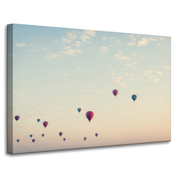 Obraz na płótnie Młodzieżowe Balony Niebo 90x60