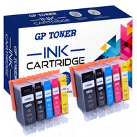 10x TUSZ Zamiennik do CANON PIXMA IP4820 IP4950 MG5120 MG5220 MG6150 MG6170 MG8120 MG8250 MX715 MX895 - PGI-525BK CLI-526PBK CLI-526C CLI-526M CLI-526Y-GP-C525XL CMYK x2