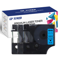 3X Taśma do DYMO D1 9mm 7m Niebiesko czarna GP-DY40916 x3