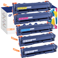 5x TONER DO HP COLOR LASERJET MFP M281FDW CF540X CF541X CF542X CF543X -GP-HCF544X CMYKK