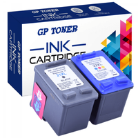 2x Tusz Zamiennik HP 21XL+22XL PSC 1410, 1417 D1460, F4180, F2180, F2280, 4355 2-pak ZESTAW  GP-H21XL+H22XL
