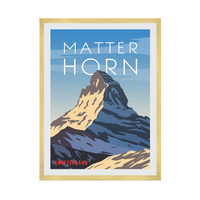 Plakat Państwa Szwajcaria 40X50 cm + ramka złota