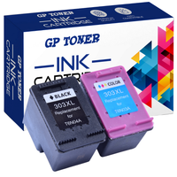 Zamiennik 2x Tusze do HP 303 XL ENVY Photo 6220 6230 7130 7830 - GP-H303XL BK+CMY